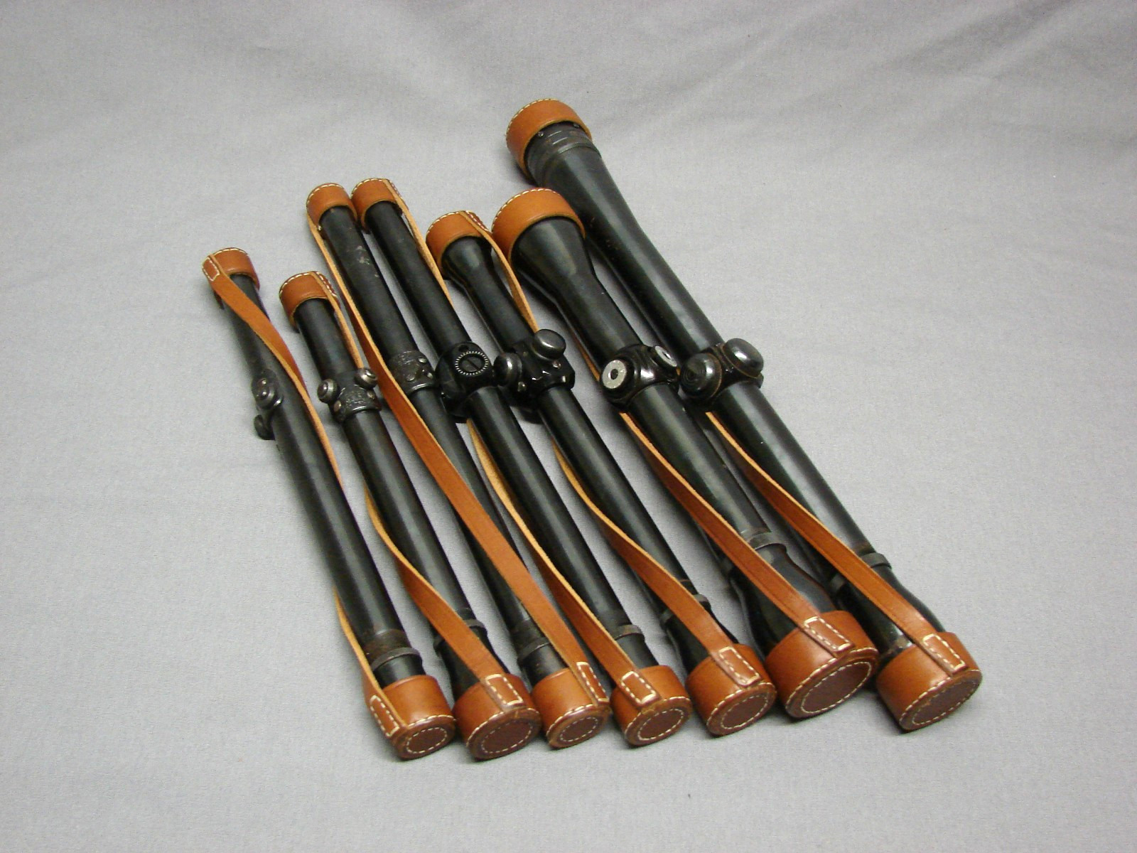CUSTOM MADE RIFLE SCOPE LEATHER COVERS