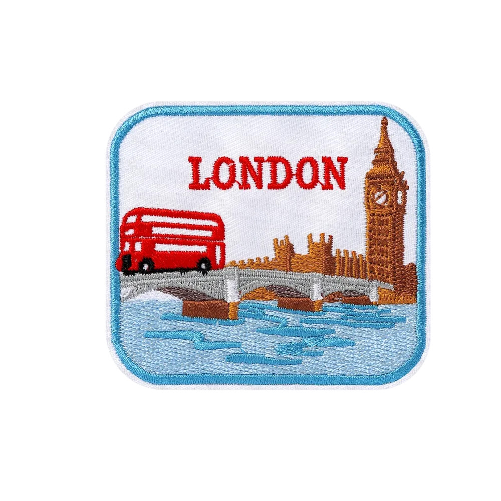 London England City Travel Europe Vacation Souvenir Summer Patch, Iron or Sew On