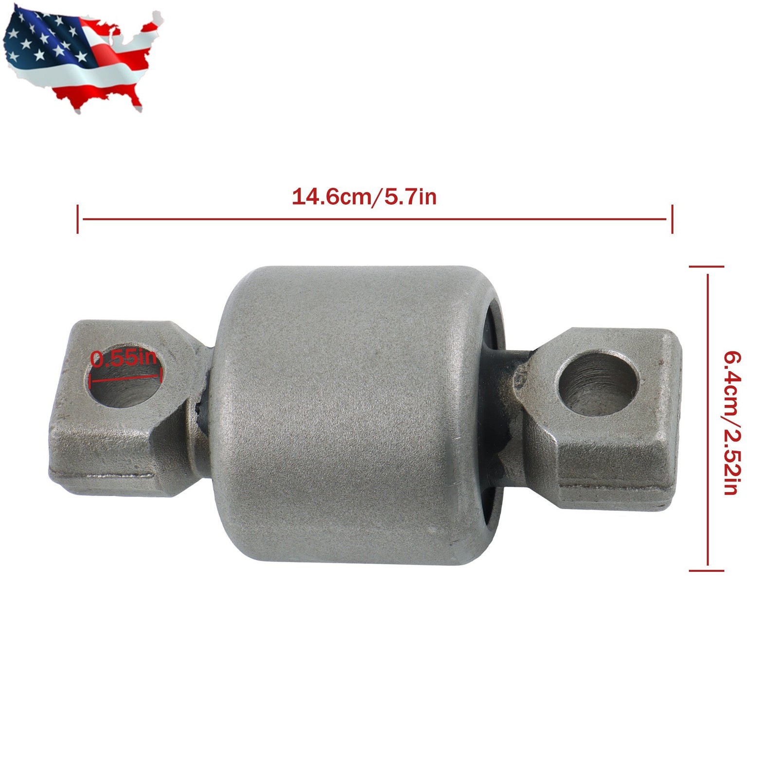 1×Torque Rod Bushing Kit Fit For Kenworth & Peterbilt Polyurethane Replace