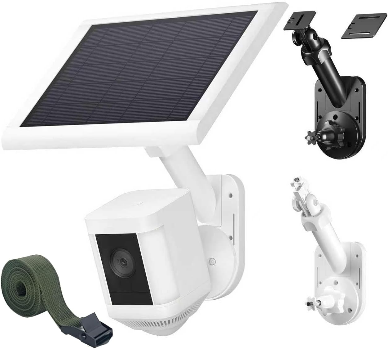 Wall Mount for Cameras and Solar Panels, 2-In-1 Mount Compatible with Ring, Blin