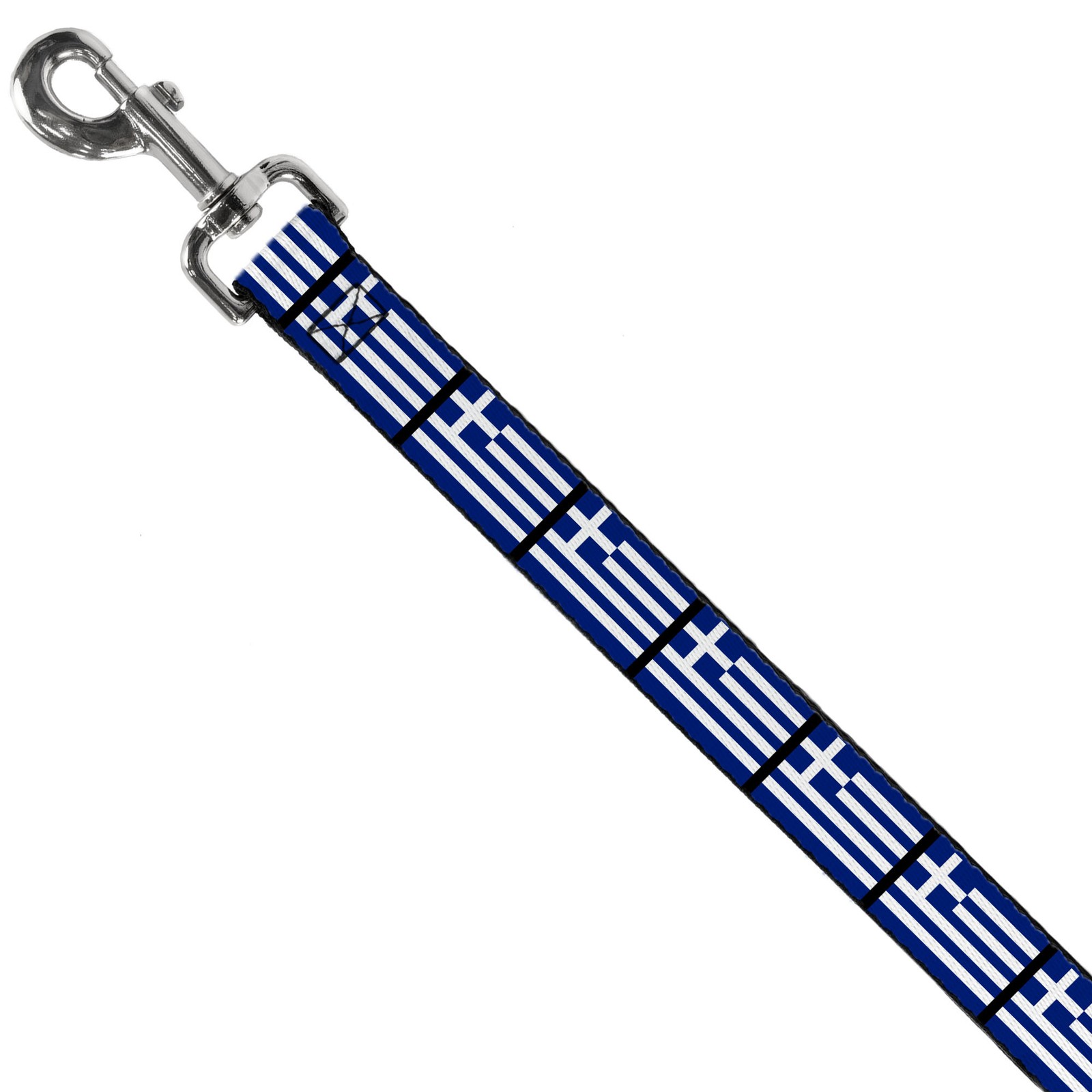Dog Leash Greece Flags NARROW 0.5"