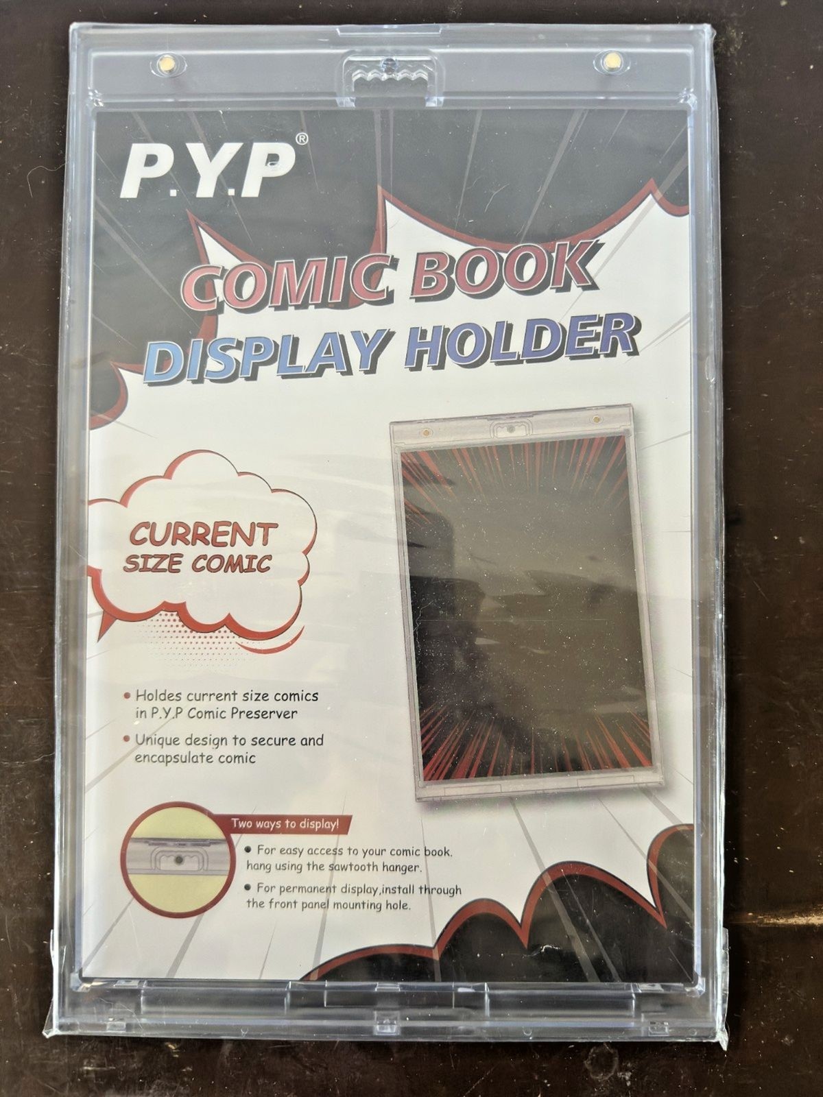 PYP Comic Book Protector Sleeve – Clear Plastic Case for Collectibles & Storage