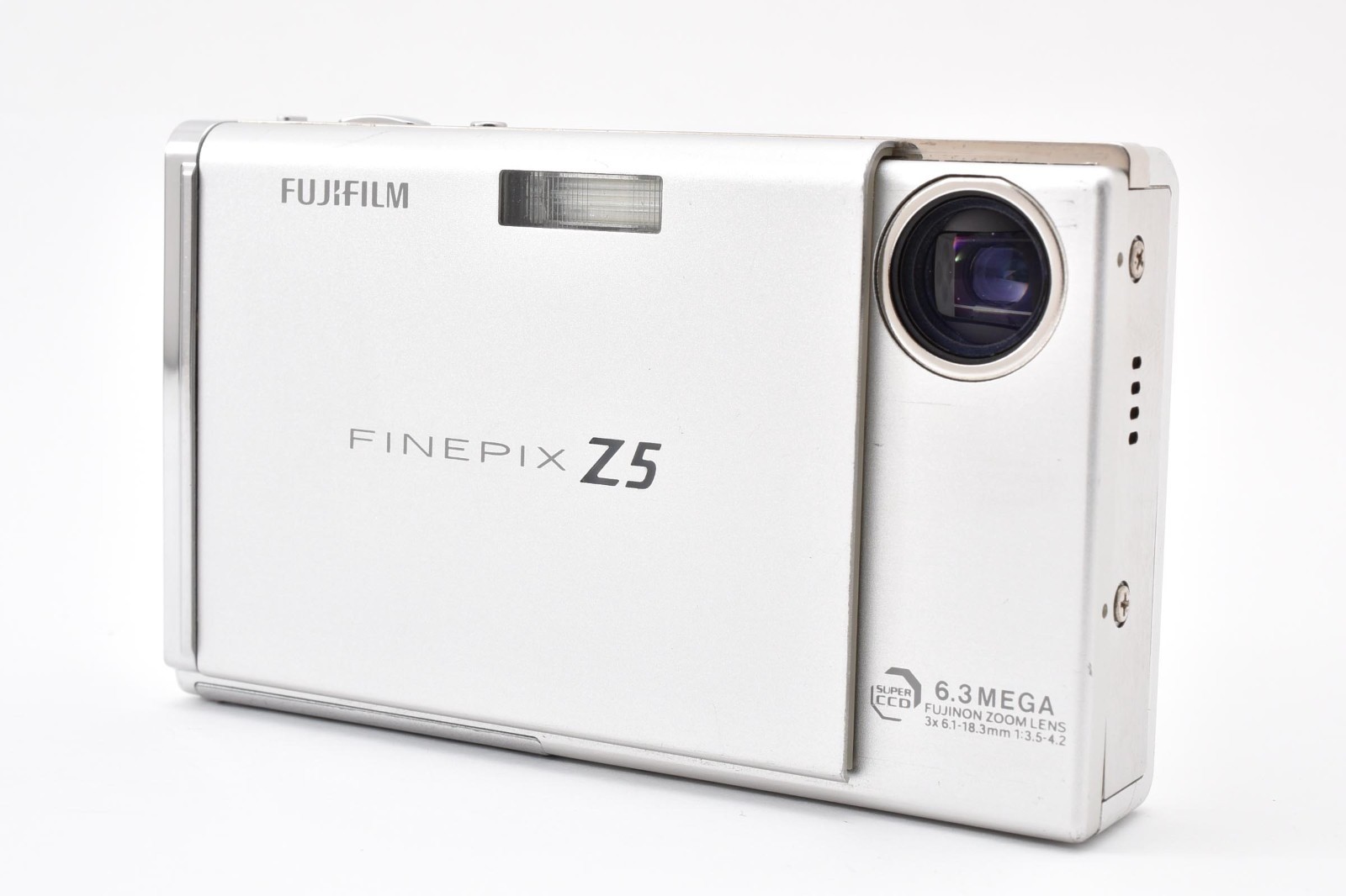 [NEAR MINT] Fujifilm FinePix Z5fd Silver Digital Compact Camera From JAPAN 29754
