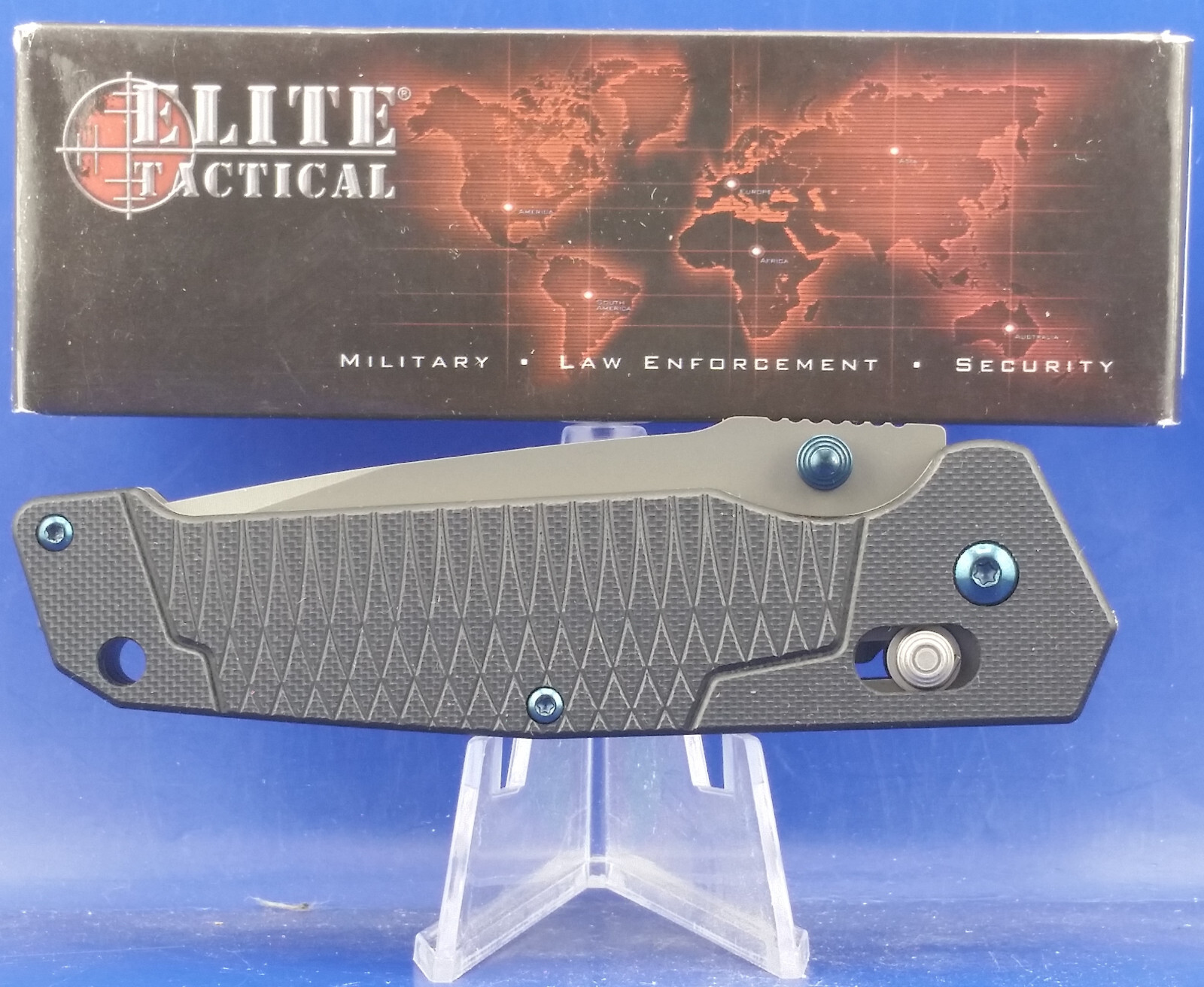 ELITE TACTICAL MANUAL FOLDING KNIFE ET-1016TB-SO
