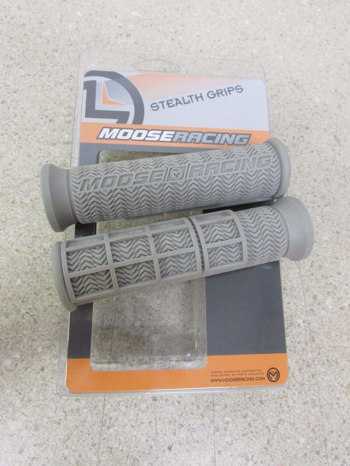 MOOSE STEALTH GRAY ATV GRIPS YAMAHA BANSHEE WARRIOR RAPTOR GRIZZLY KODIAK