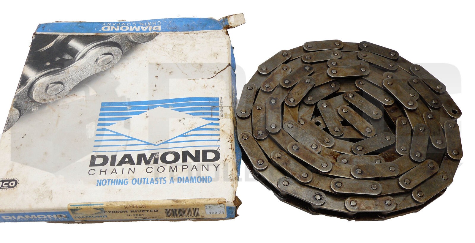 NEW DIAMOND C2060H RIVETED CHAIN 10FT
