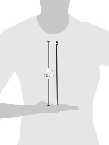Ancor 199328 Cable Tie, Low Profile, 11", Black, Profile -- 11"