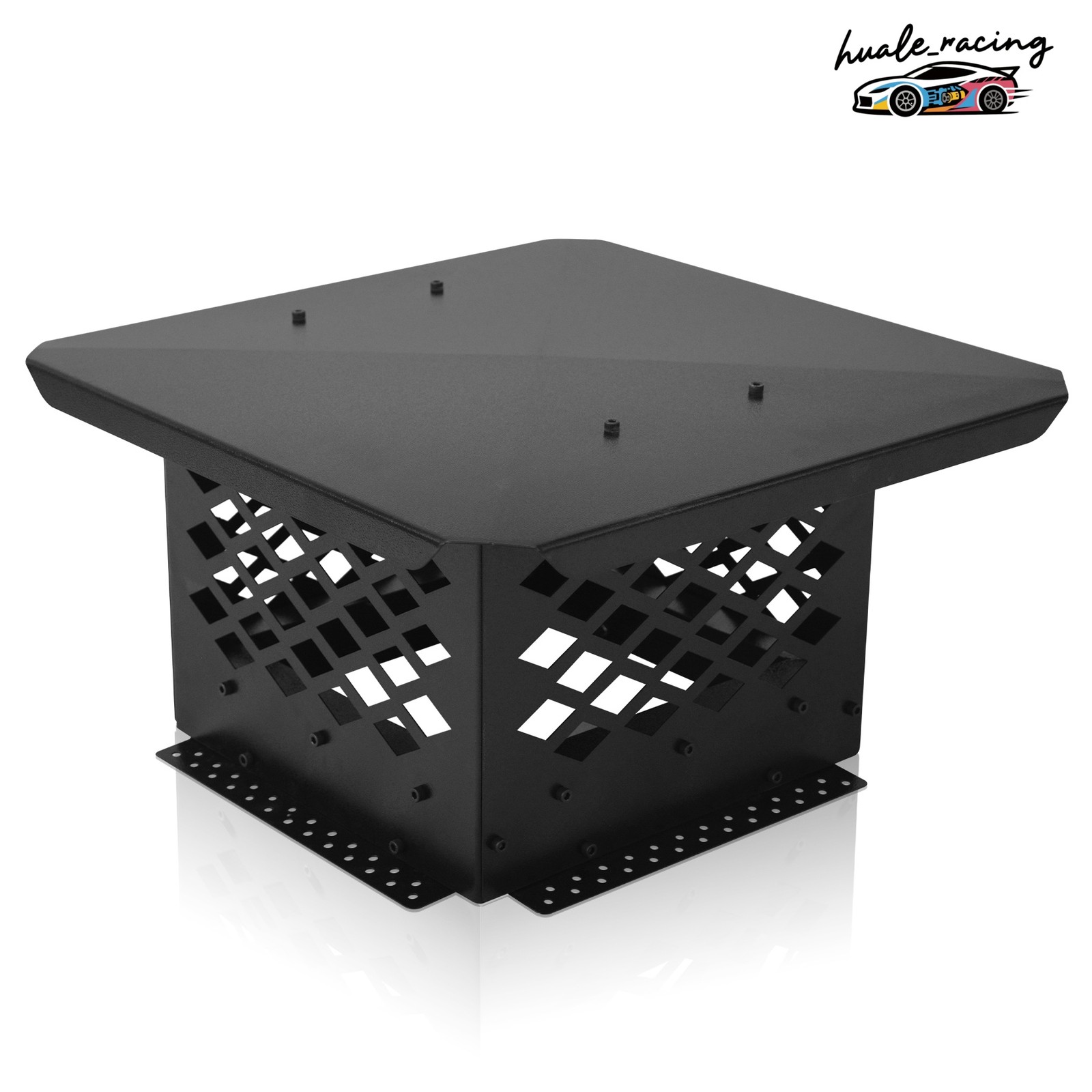 17 in x 17 in Chimney Cap Flue Caps Fireplace Chimney Cover Outdoor Black