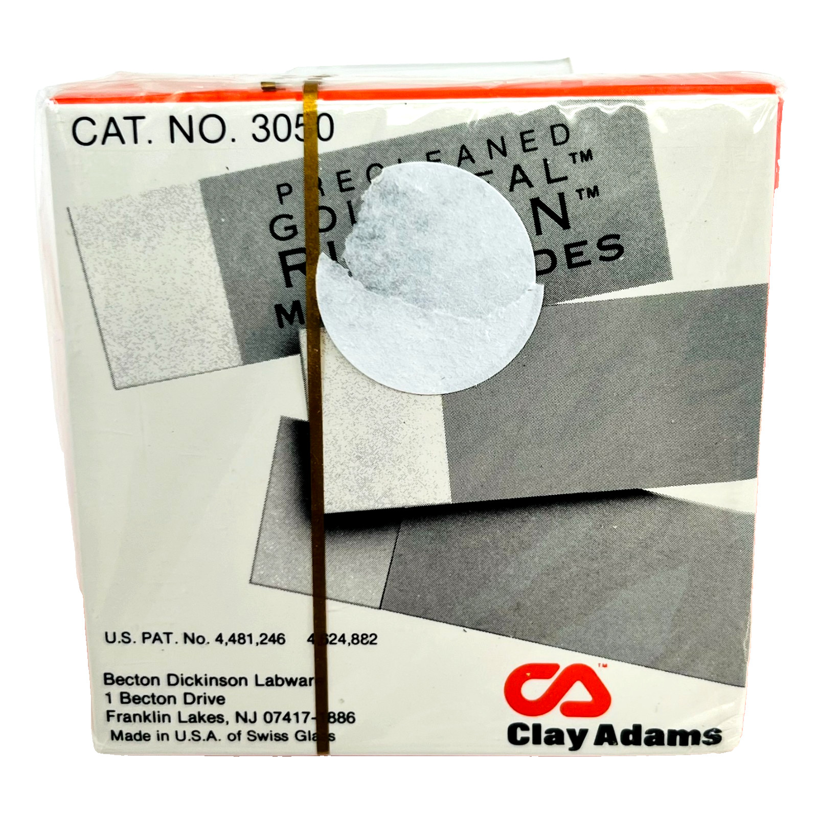 SEALED Clay Adams Gold Seal Rite-On Micro Slides 25x75mm No.3050 1/2 Gross