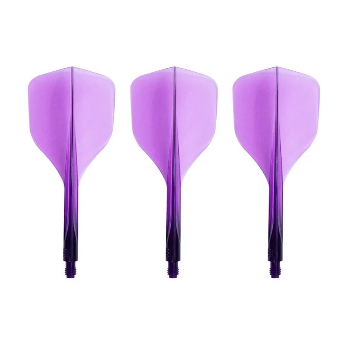 PURPLE CONDOR AXE 120 TRI-FIN SMALL STANDARD SHAFT/FLIGHT COMBO LONG SHAFT