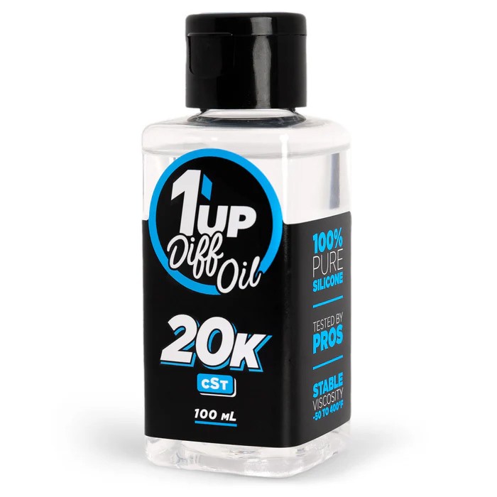 1Up Racing 110020 - Pure Silicone Diff Oil, 100ml, 20K CST