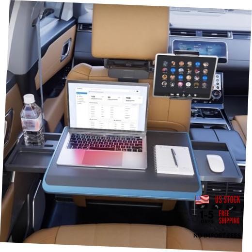 Portable Car Seat Tray Table, Car Backseat Table, Adjustable Seat Back Laptop
