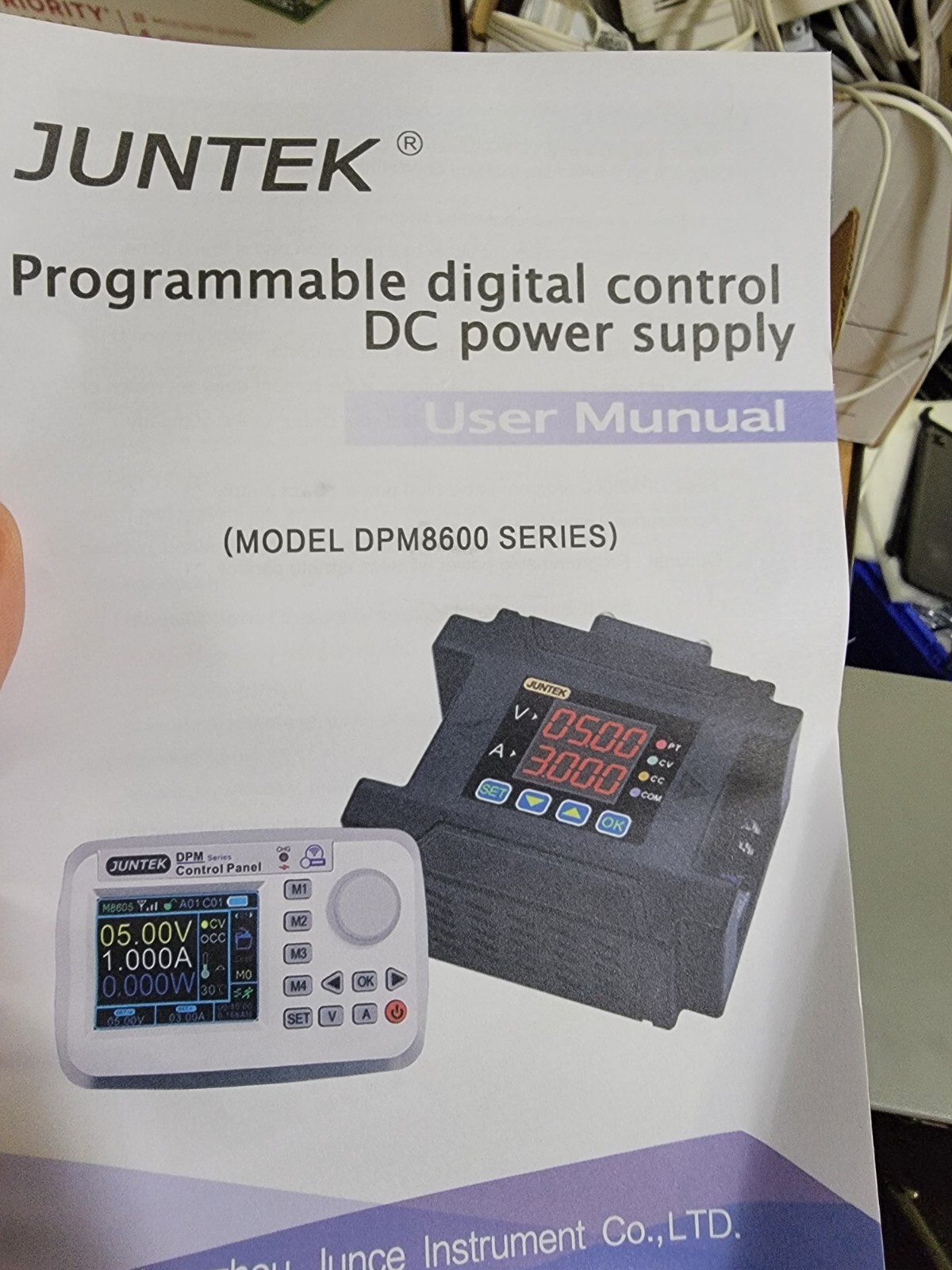 JUNTEK DPM8600 Constant Voltage Current DC-DC Step-down Power Supply w RF Remote