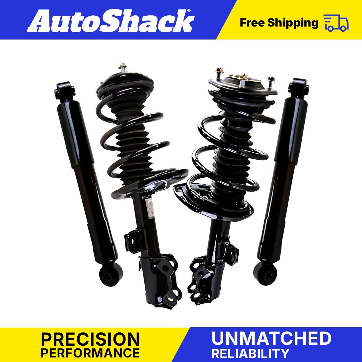 Front and Rear Complete Strut Coil Spring Shock Absorbers for Toyota, RAV4 06-12