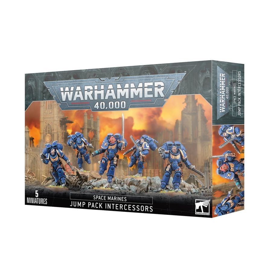 Games Workshop Warhammer 40k Space Marines Jump Pack Intercessors Mini Figures