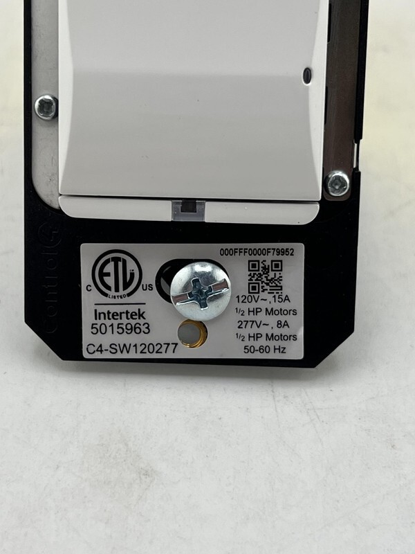 CONTROL 4 CONTROL4 C4-SW120277-WH WIRELESS SWITCH WHITE
