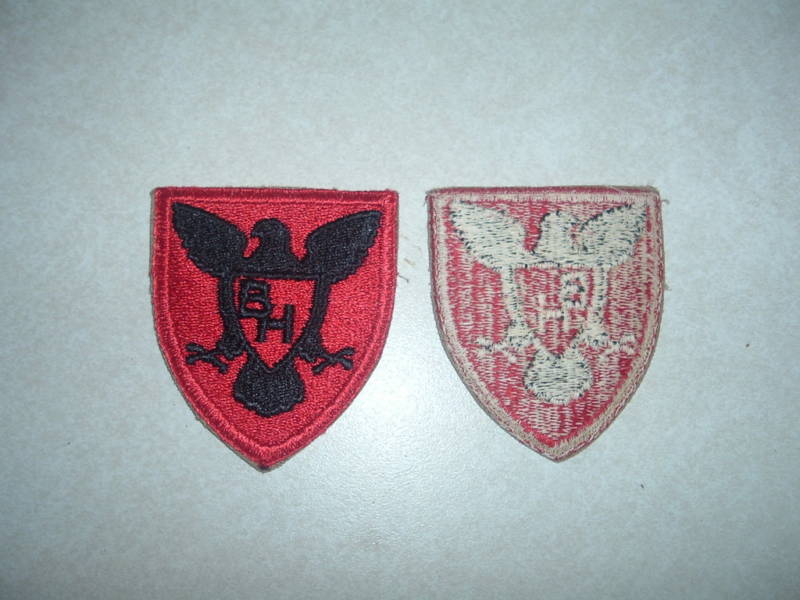 MILITARY PATCH OLDER SEW ON US ARMY 86TH INFANTRY DIVISION WW2 ERA