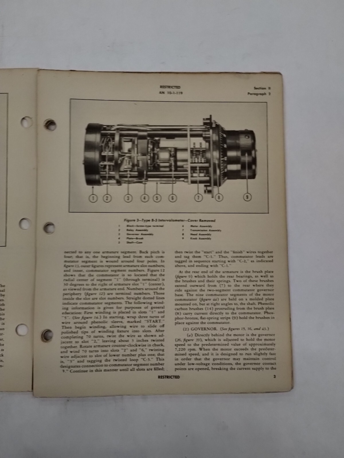 Automatic Electric Co. Intervalometer Type B-5 Handbook of Instructions/Parts