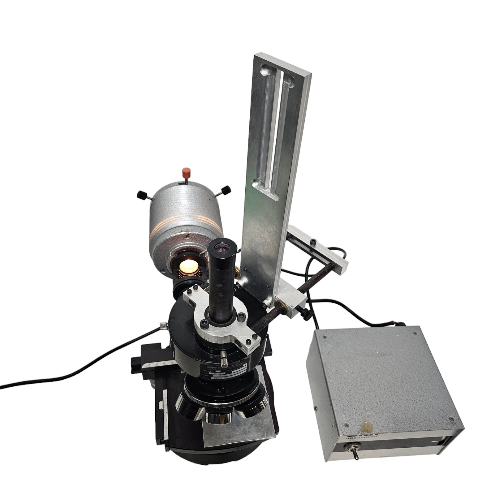 Wild Heerbrugg Microscope M12-95639 w/ Light & Mtr 23 Power Supply