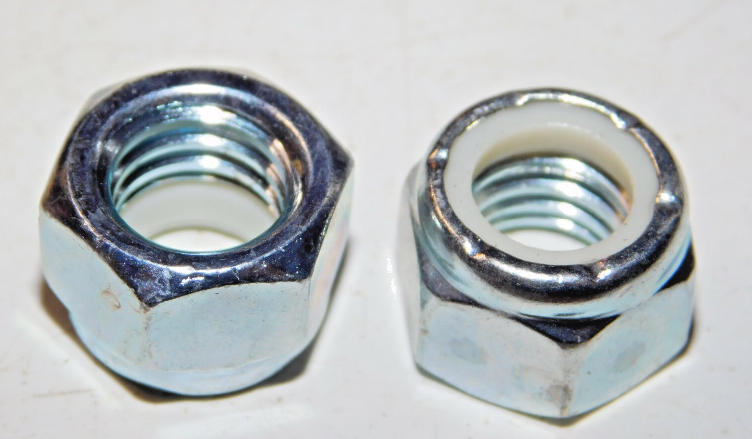 Qty 200: 7/16" Coarse Thread Nylon Insert Lock Nut  Zinc Plated