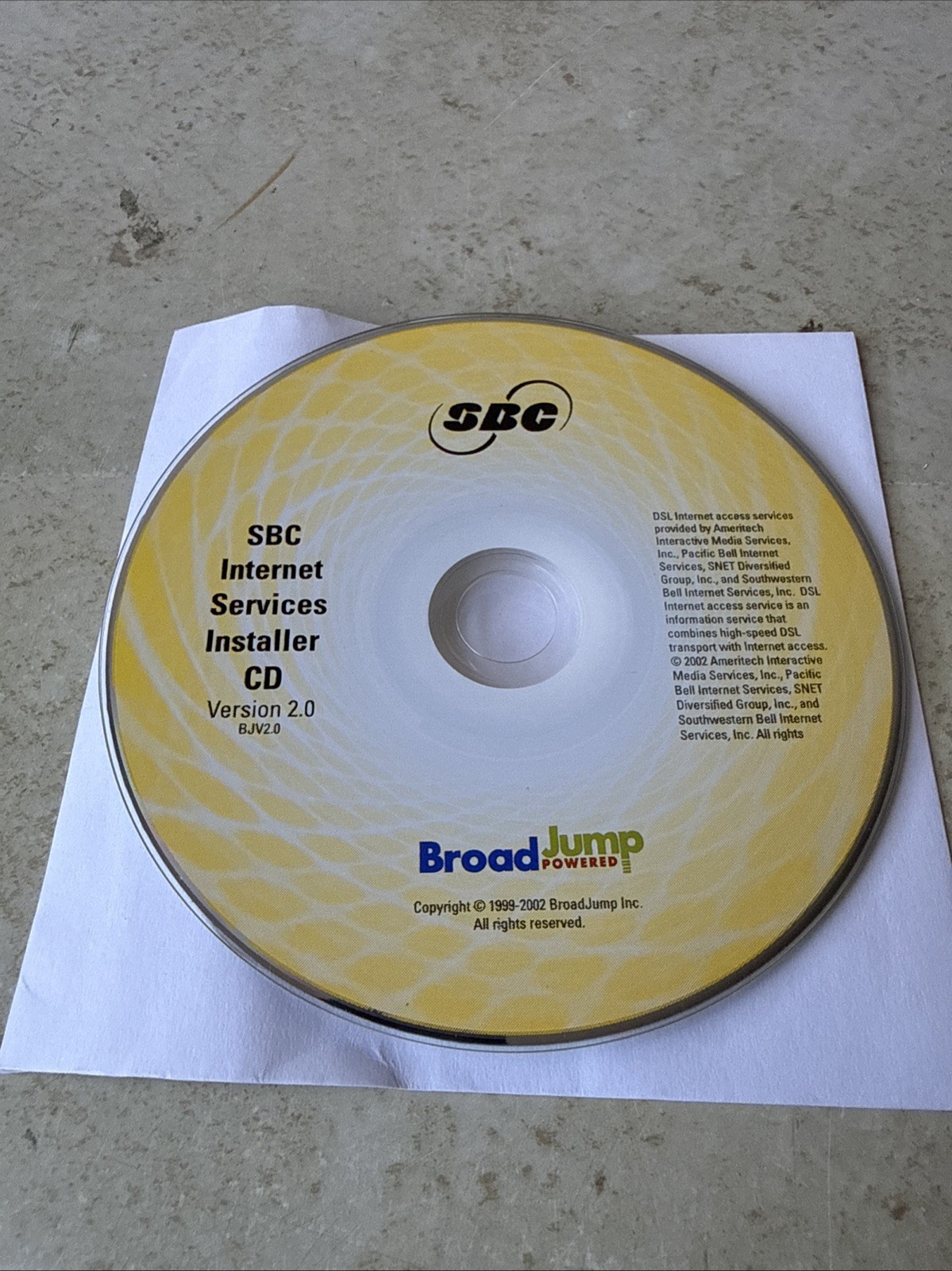 RARE SBC Express Version 2.0 Broad Jump Internet Installation Setup CD