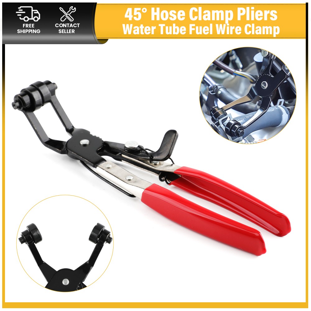 45° Hose Clamp Pliers Water Tube Ring-Type Vehicle Tools Clip Flat Belt Removal