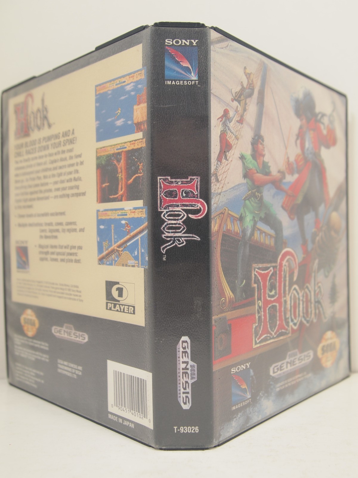Hook Case (SEGA Genesis) Authentic BOX ONLY
