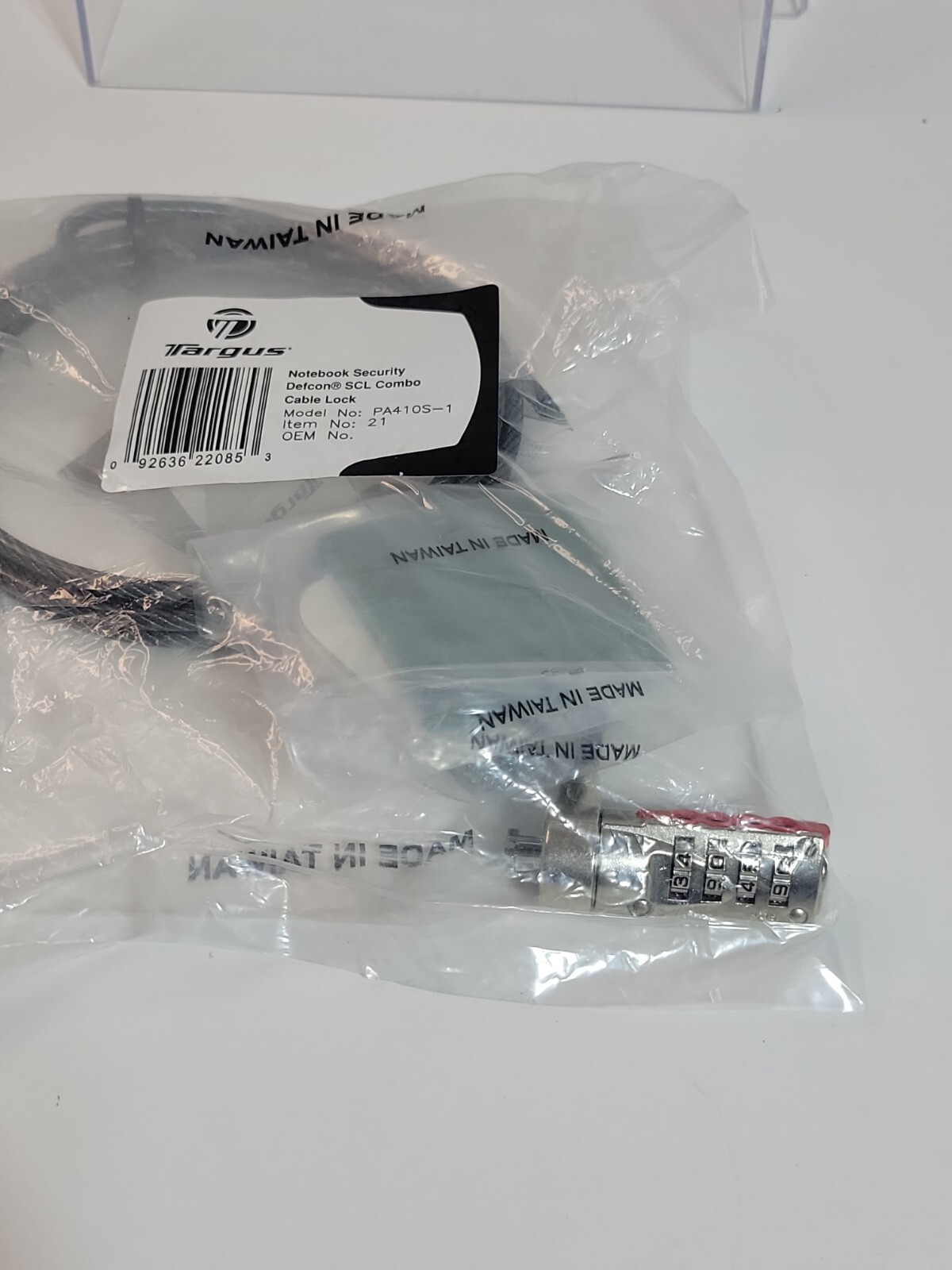 Targus Defcon CL Laptop Cable Lock