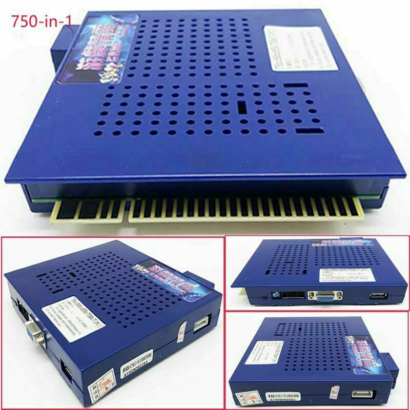 750 in 1 PCB Game Elf Horizontal Arcade Multigame JAMMA Game Board Replacement