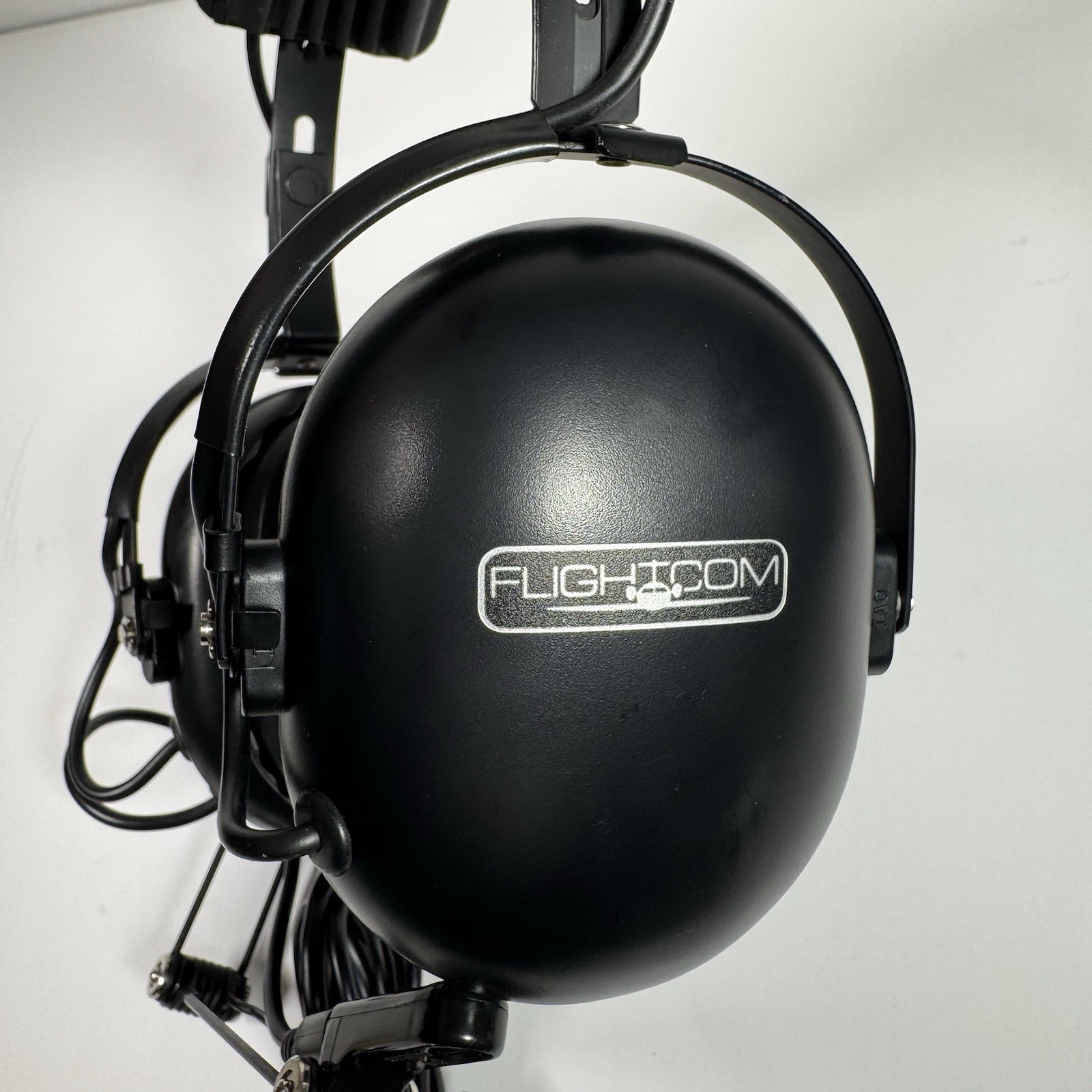 Flightcom Aviation Headset Dual Plug GA Pilot W/ Mic Sonetics A-5