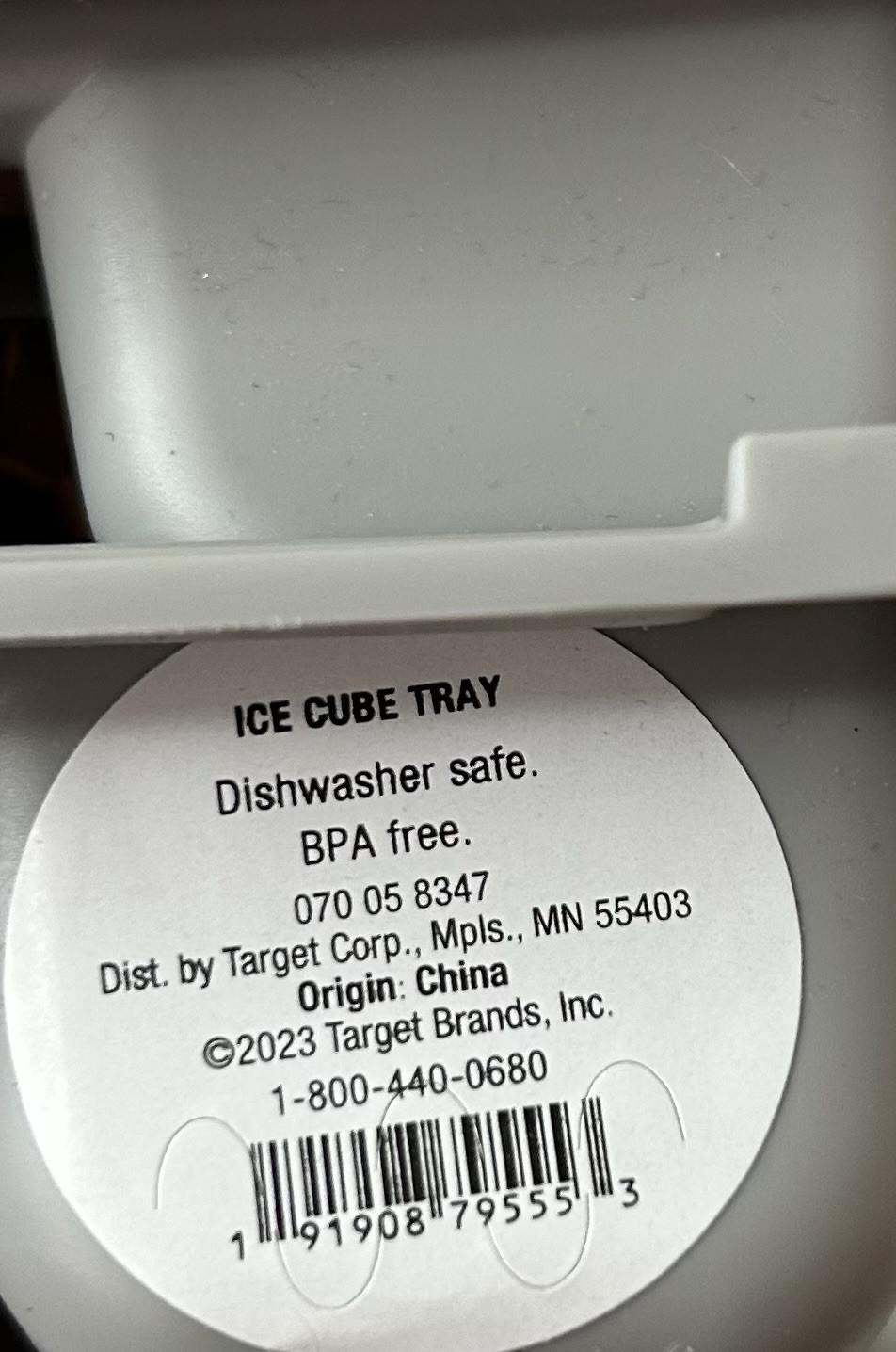 2-Pack Of Gray Ice Cube Trays