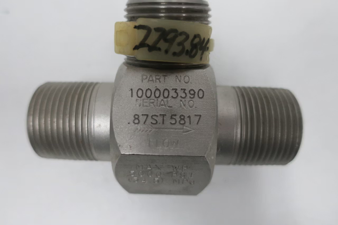 Halliburton 100003390 Vortex Flow Meter 1in