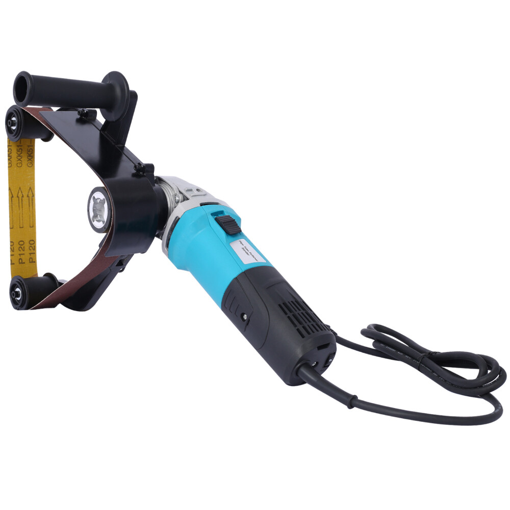 Stainless Steel Tube Belt Sander Polisher 110V 1300W with Alumina Sanding