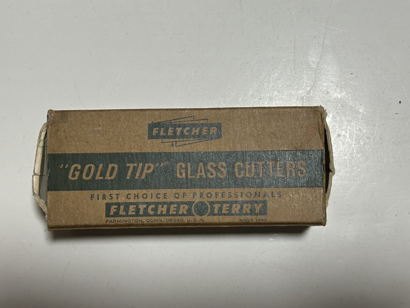 Vintage New and Used Fletcher/Terry “Gold Tip” Glass Cutters