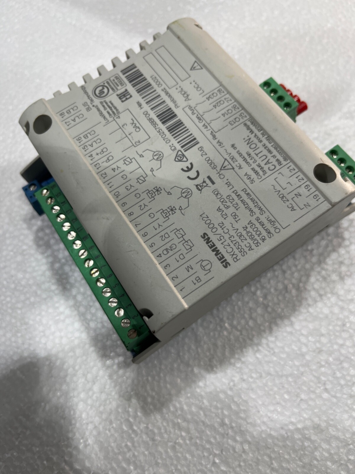 SIEMENS RXC21.5/00021 PANEL CONTROLLER