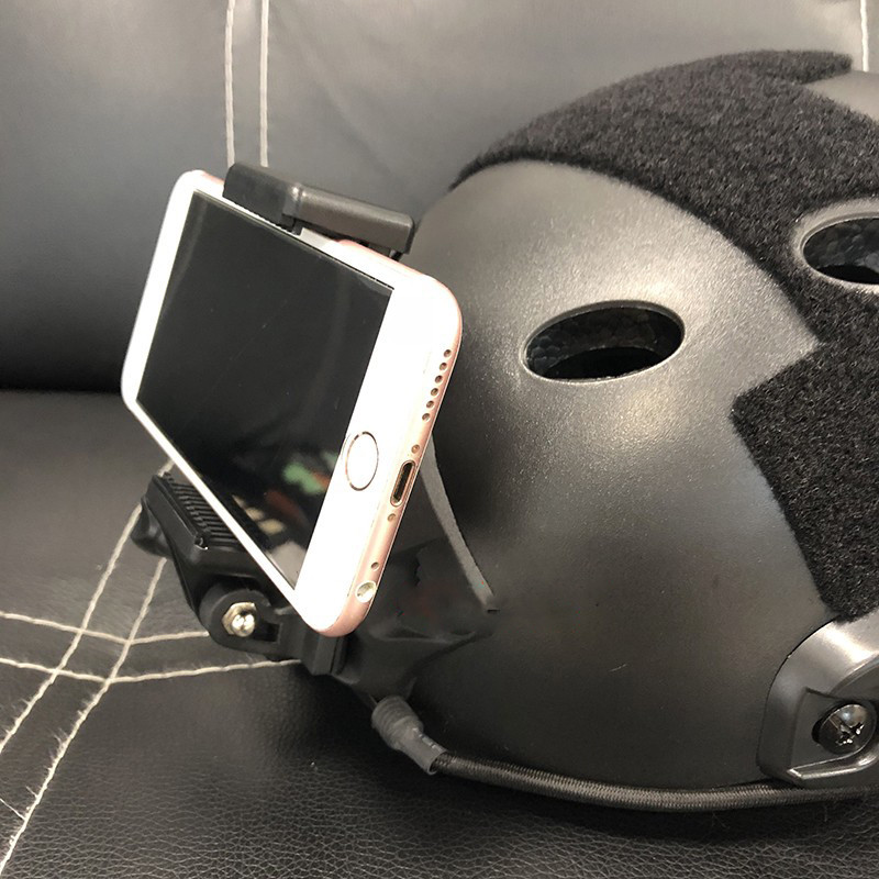 Tactical Mobile Phone Bracket Mount Connecting Arm for FAST MICH helmet