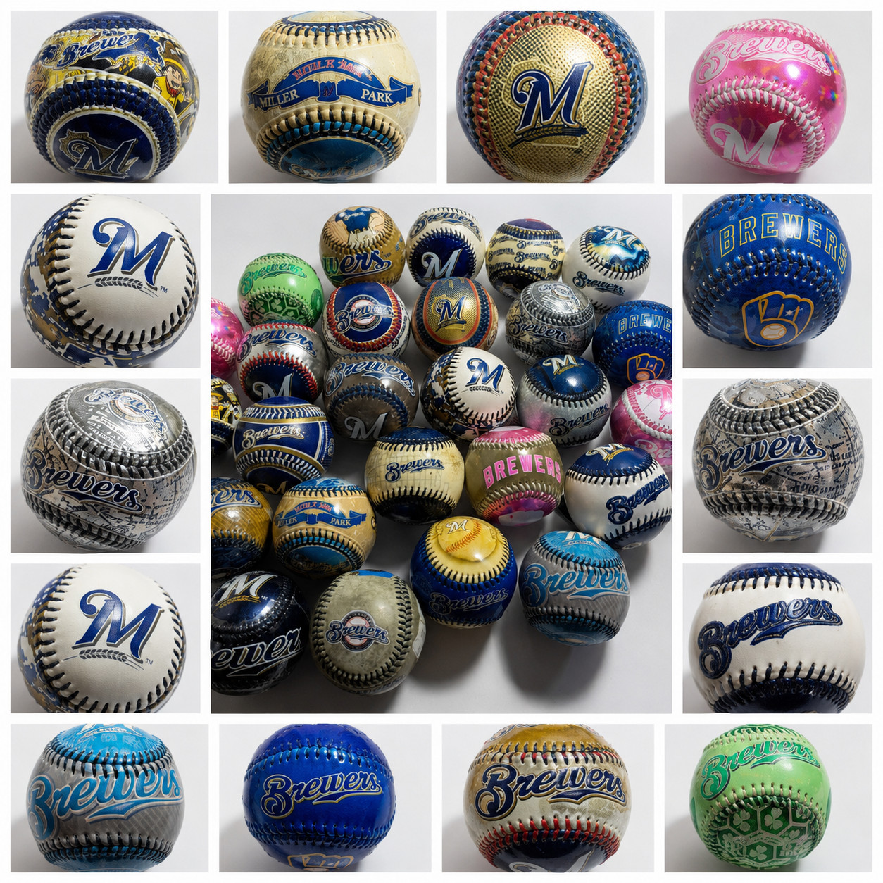 Milwaukee Brewers Souvenir Collectable  Baseball **Your Choice**