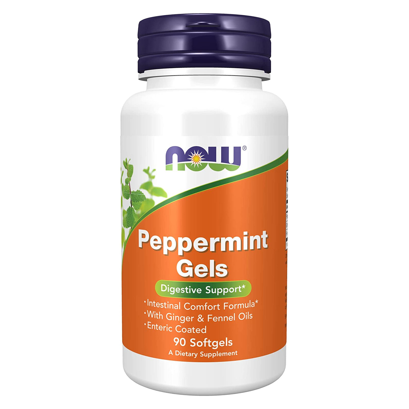 NOW FOODS Peppermint Gels 90 Softgels