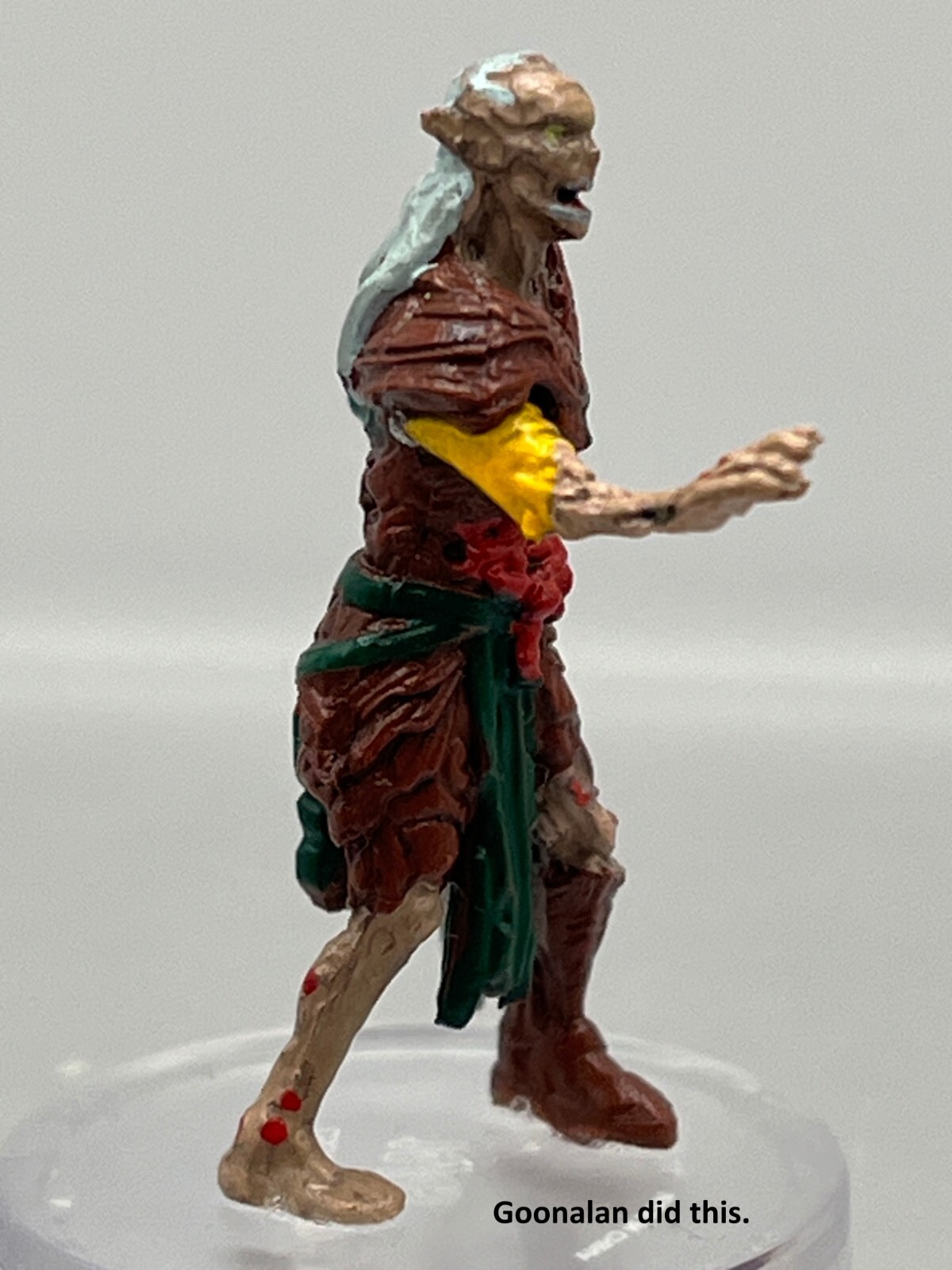 D&D Pathfinder Mini Boneyard 14 Elf Zombie UC