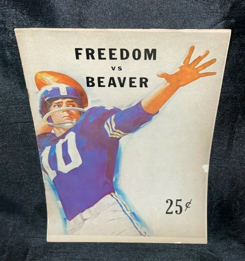 Freedom vs Beaver PA High School Football Program (1964) COCA COLA Advertisement