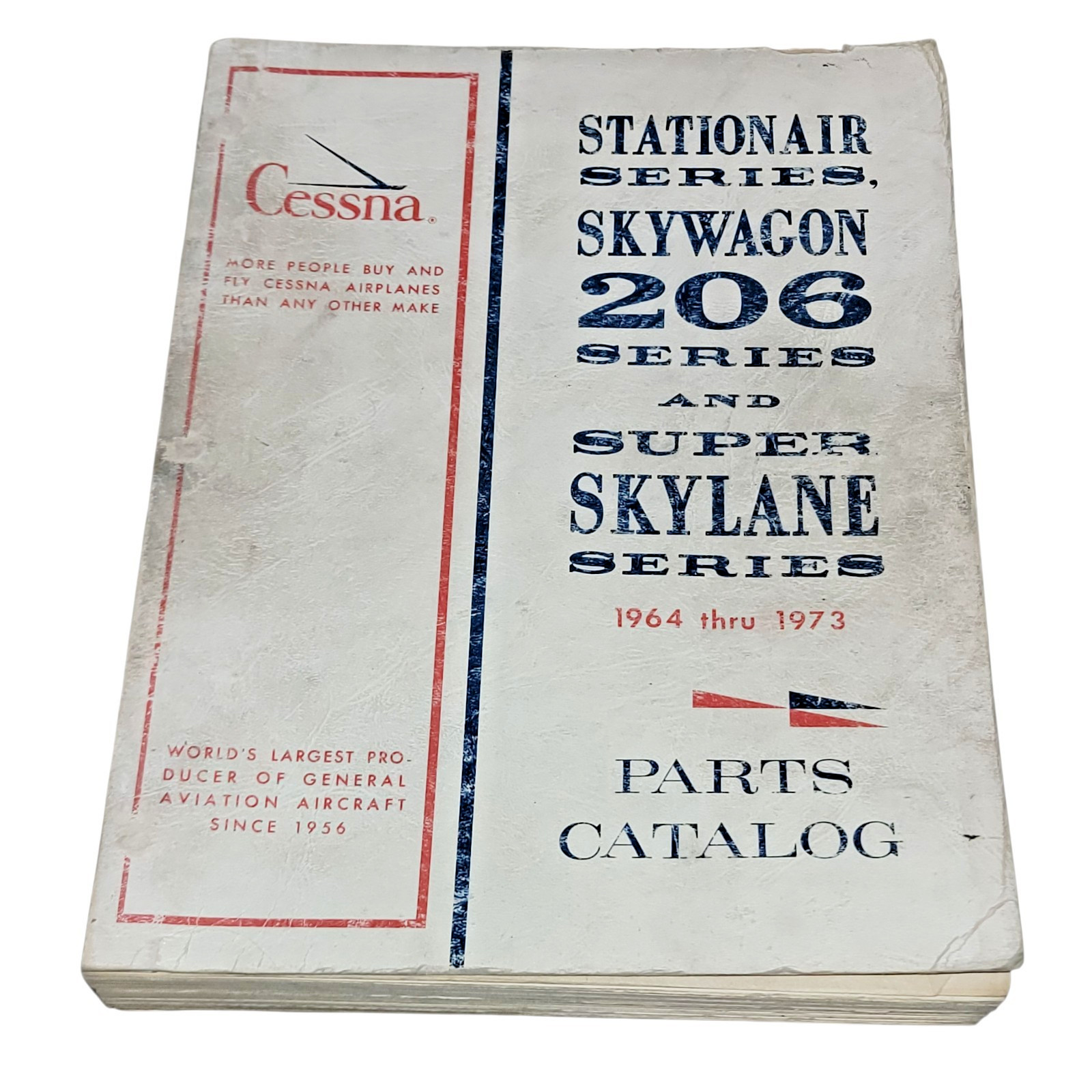 Cessna Aircraft Parts Catalog 206 Super Skywagon Series Super Skylane 1964-1973