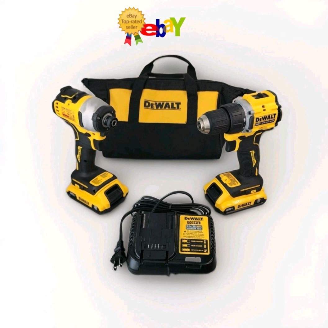 DeWalt DCK274E2 20v Brushless 2-Tool Combo Kit w/ 2 Power Stacks