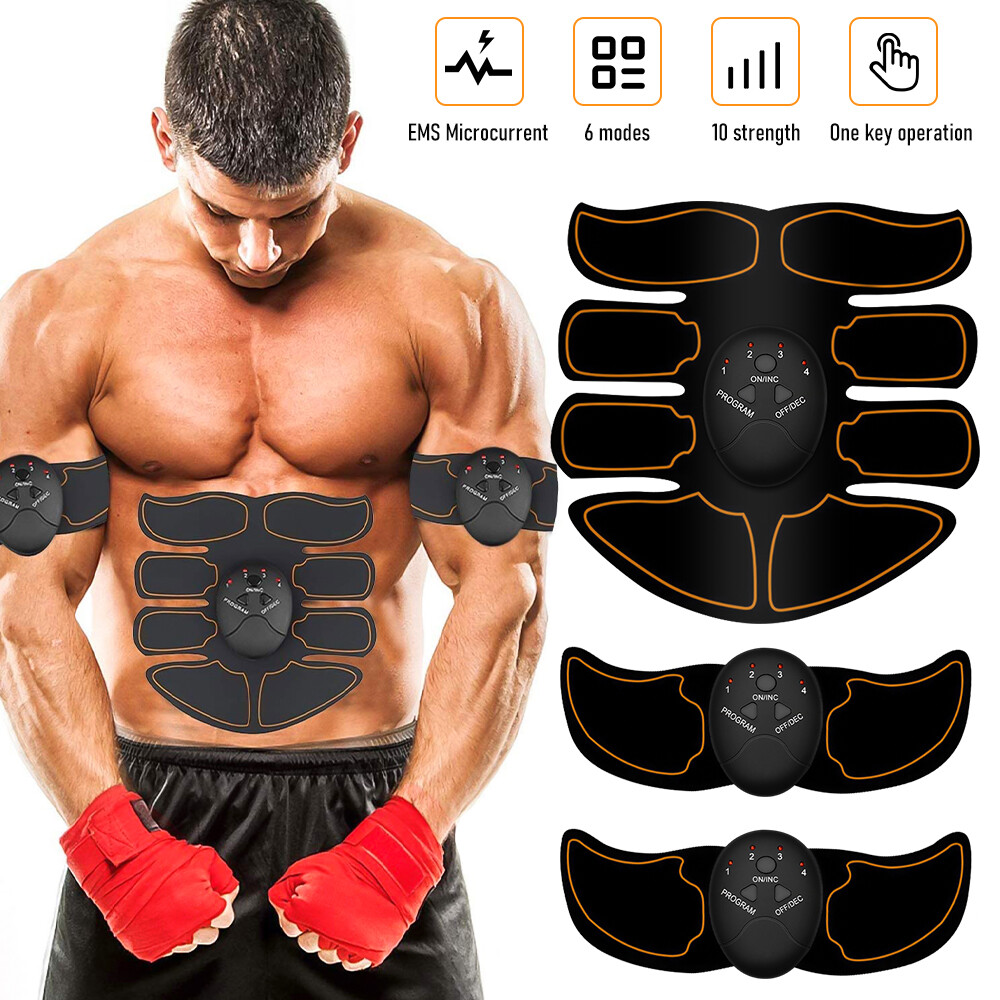Power Abs Pro - EMS Abs Trainer Arms & Hips Muscle Stimulator Abdominal Training