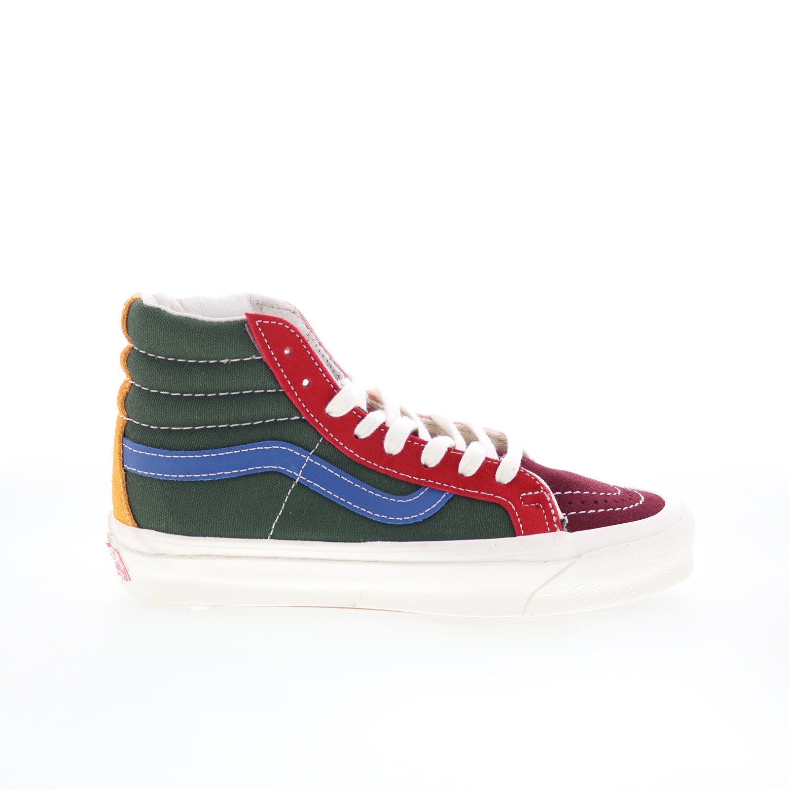 Vans OG Sk8-Hi LX VN0A4BVB2T2 Mens Green Skate Inspired Sneakers Shoes