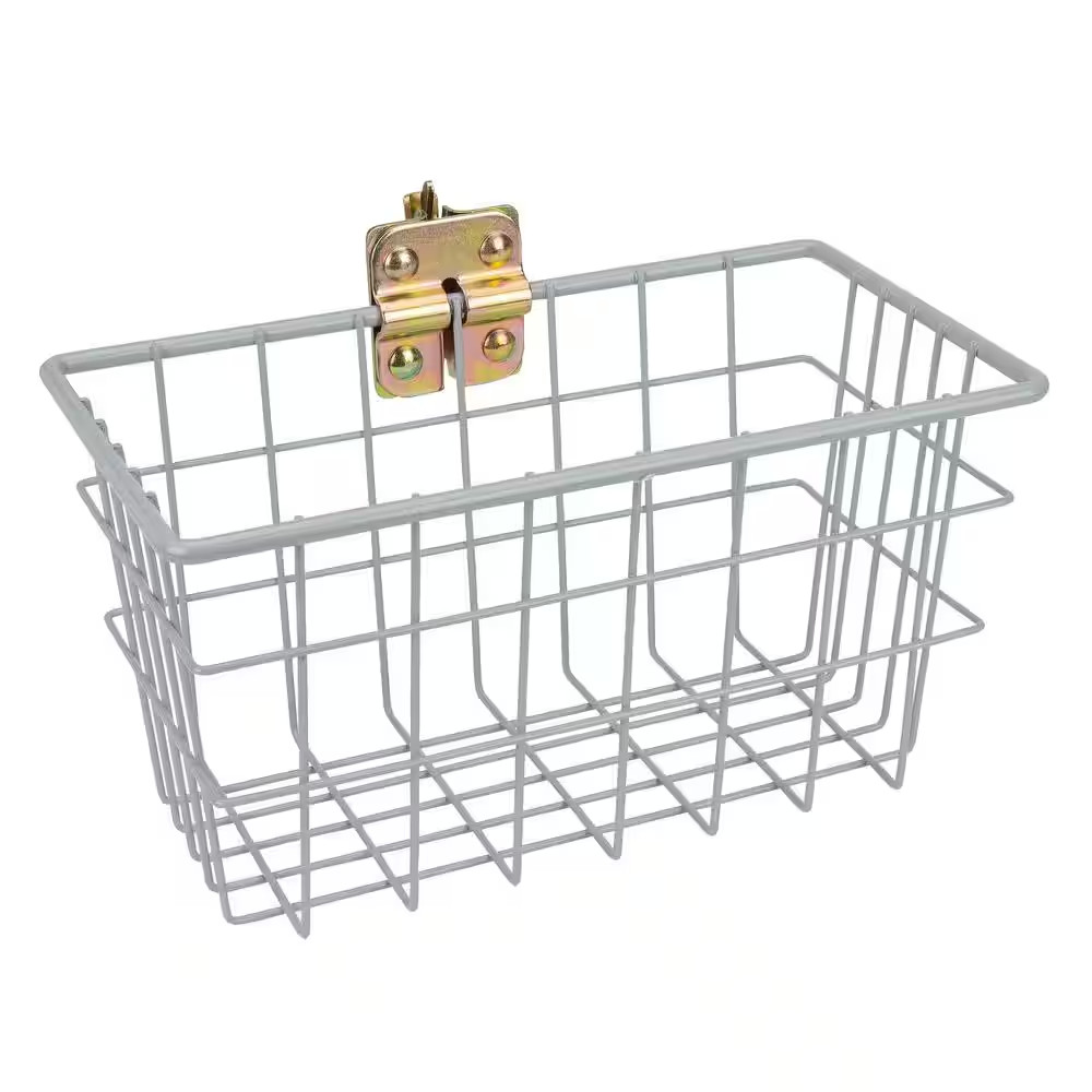12 In. W X 6 In. H Small Steel Track Basket