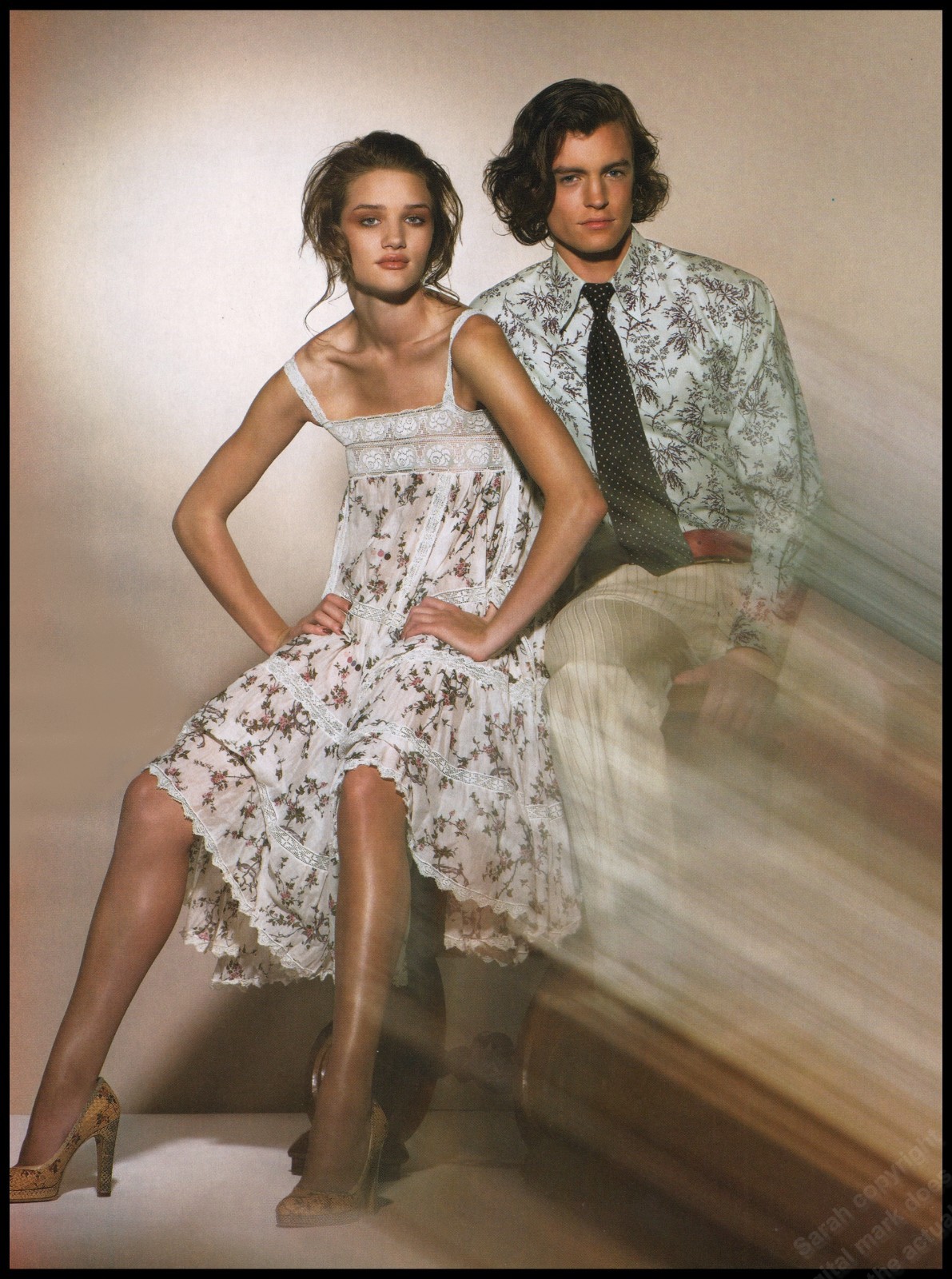 High Heels Magazine Print Ad Women Fashion Long Legs shoes 2006-12B