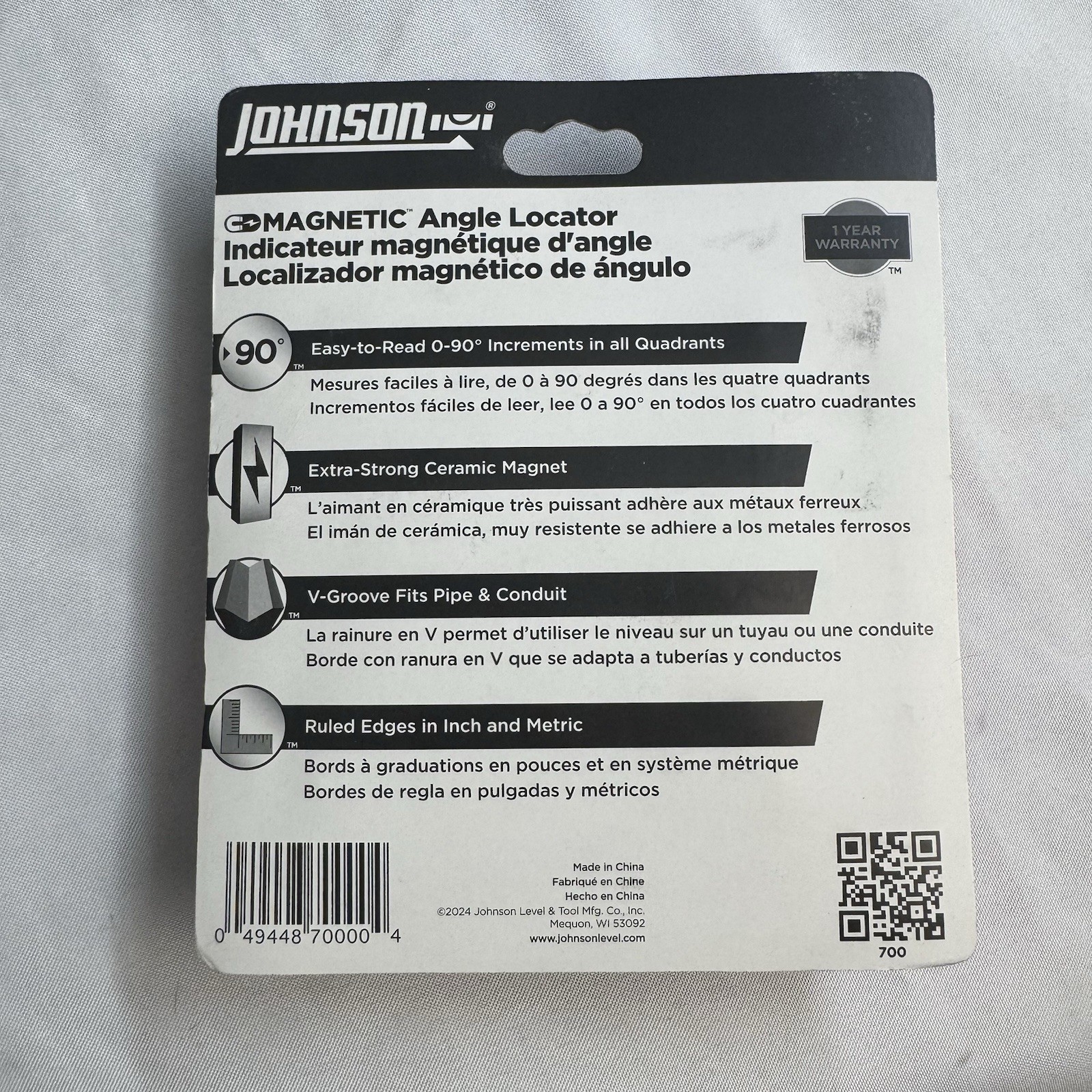 Johnson Magnetic Angle Locator + Stair Gauges Framing Square Tool Bundle NEW