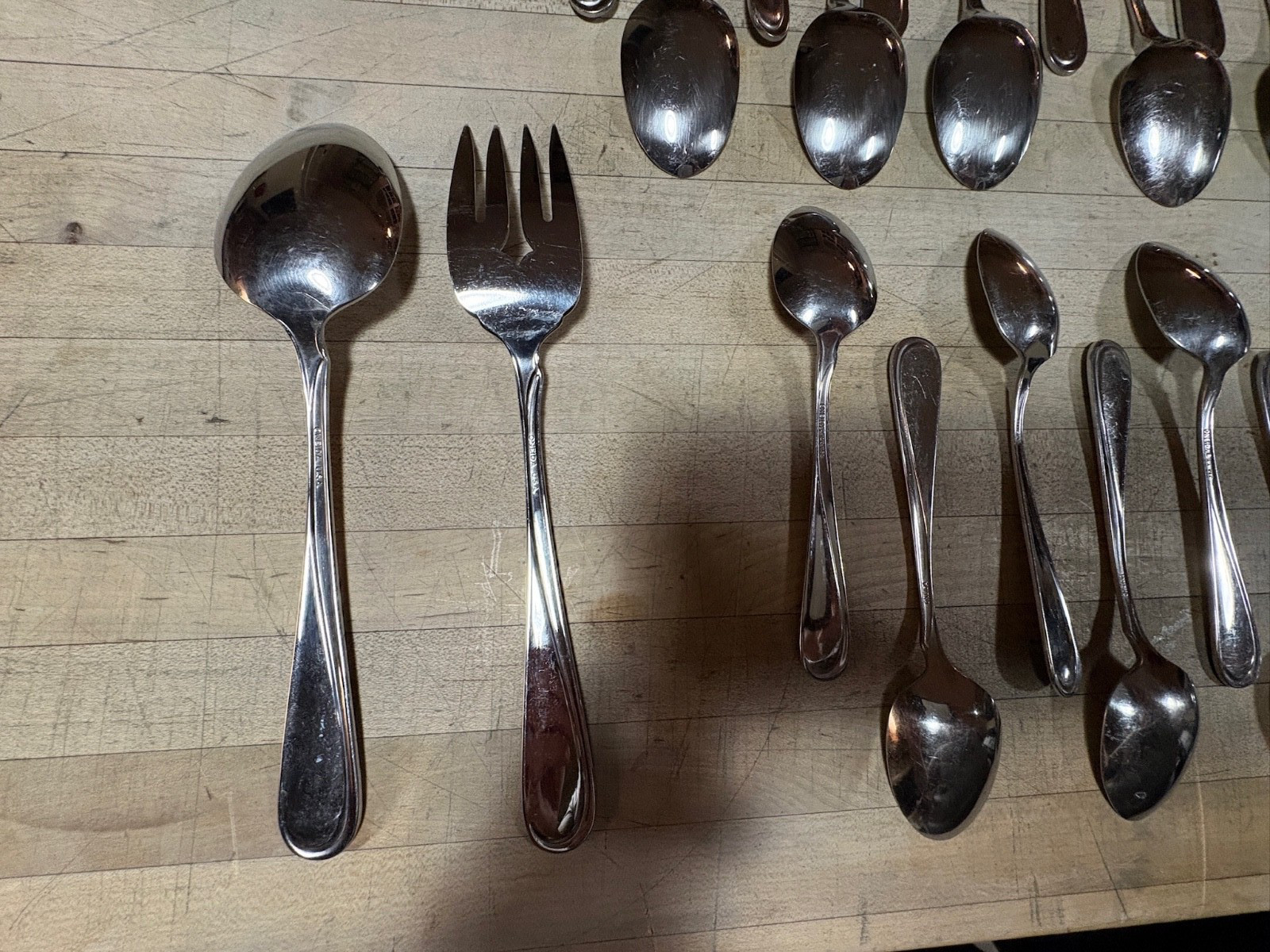 56 Pieces Oneida Stainless FLIGHT RELIANCE ** Set 9 plc Settings