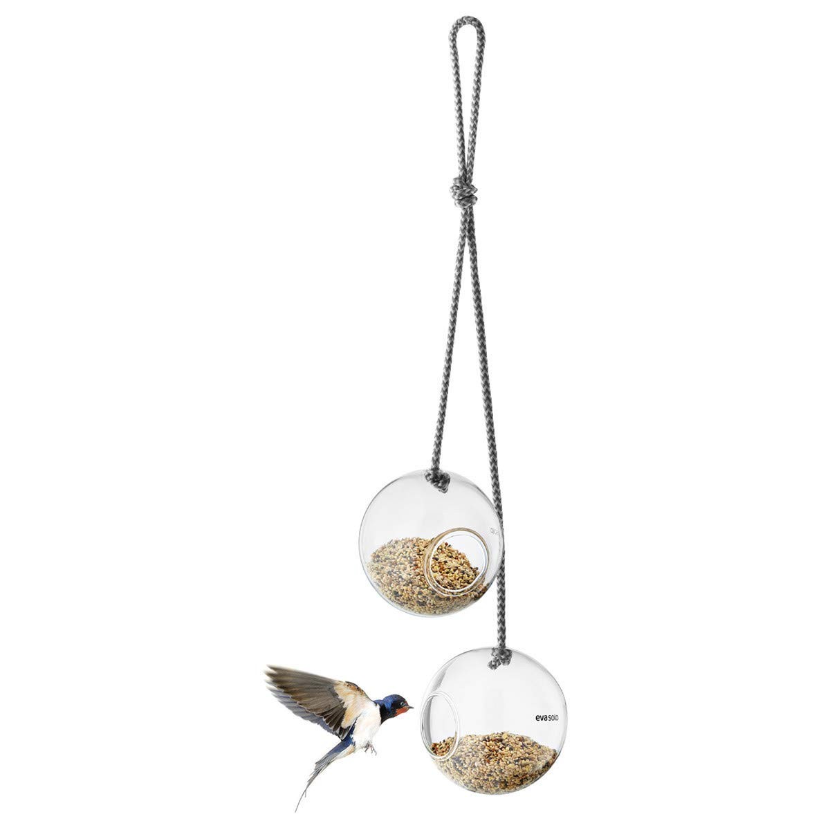 Glass Bird feeders, 2pcs.