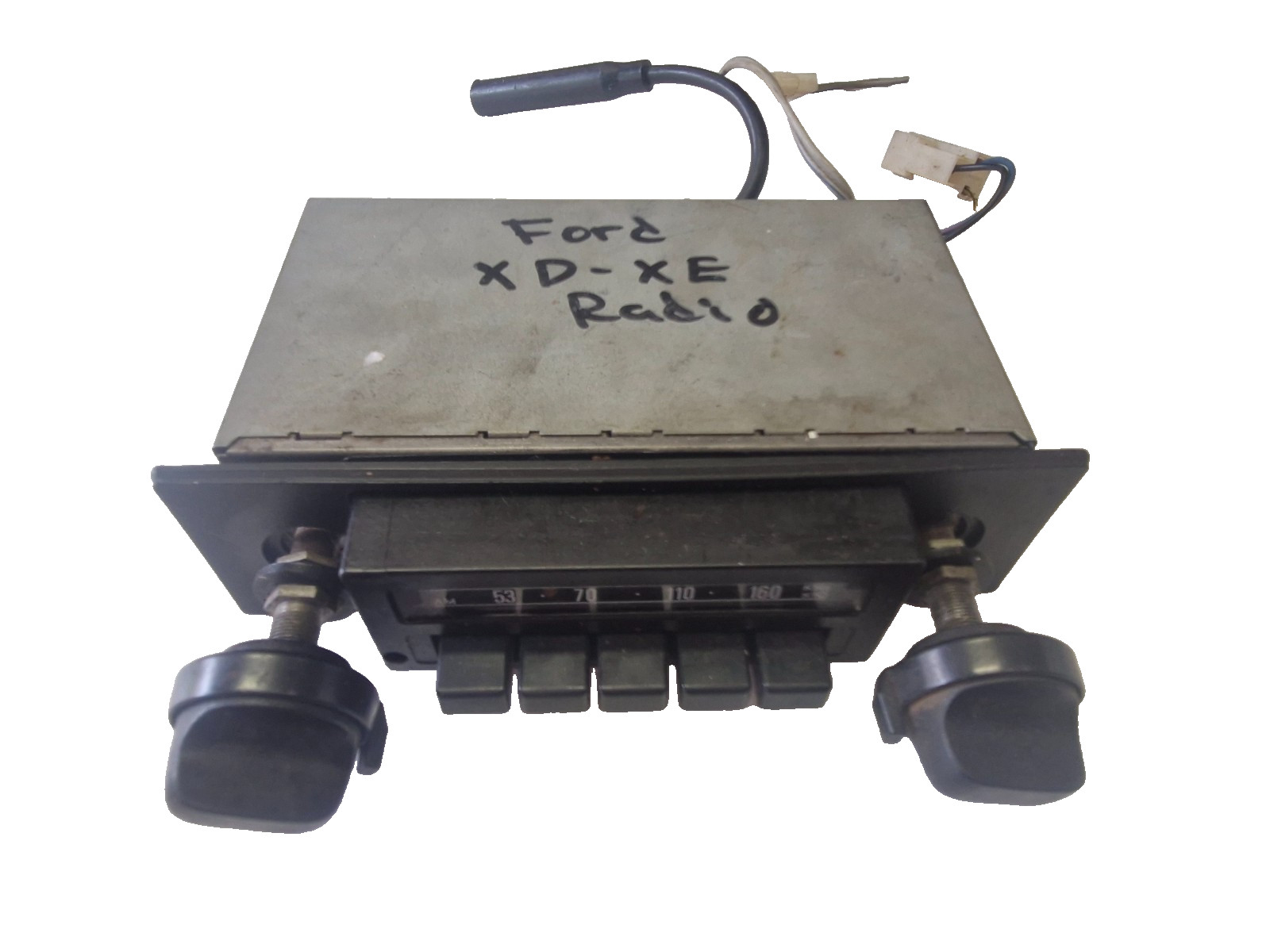 Ford XD XE XF falcon radio genuine with knobs wiring ghia fairlaine s packY155